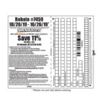 Home Depot Menards 11 Rebate Form