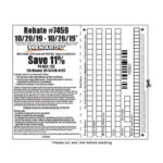 Menards 11 Off Rebate Form