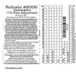 Menards 11 Price Adjustment Rebate Form 2022