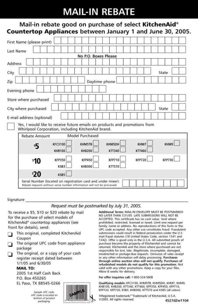 Menards 11 Rebate Form 7169