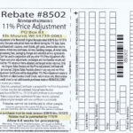 Menards 11 Rebate Price Adjustment Form
