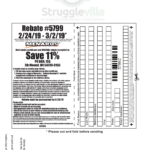 Menards Ebate Form 6439 11 Rebate