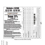 Menard's Rebate Form 5088