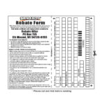 Printable Menards Rebate Form 2022