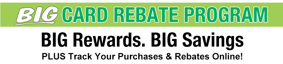 Menards Big Card Rebates