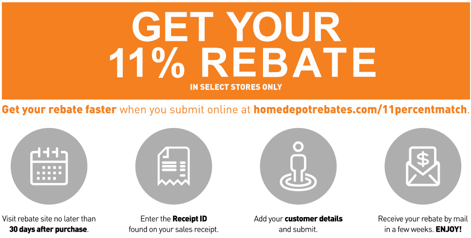 Menards 11 Rebate Homedepot