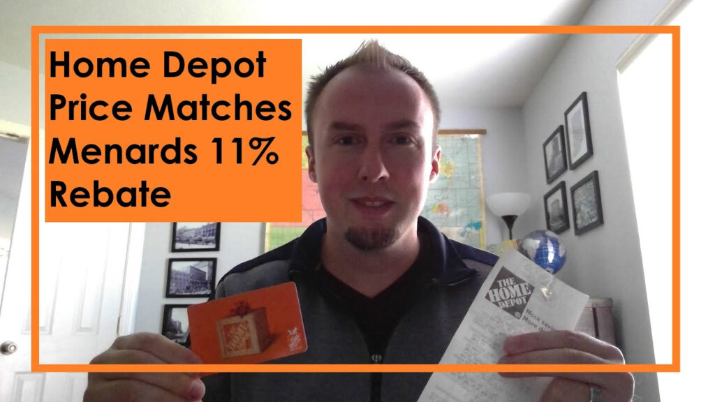 Does Home Depot Match Menards 11 Percent Rebate