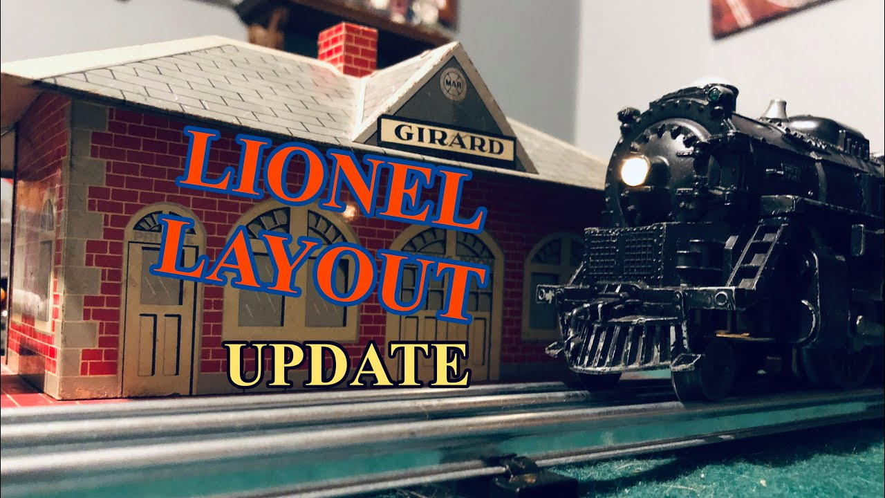 LIONEL LAYOUT UPDATE Menards Track Puffing Smoke YouTube Menards Track Rebater