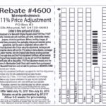 Menards Special Price Adjustment Rebate