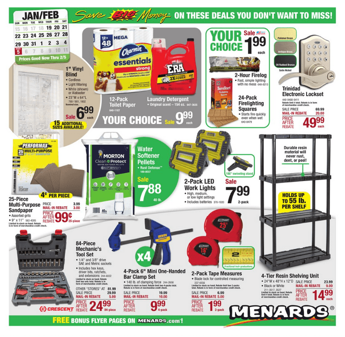 When Will Menards Rebate Start In 2023