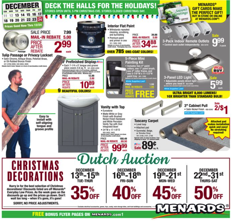 Rebate Tracker Menards