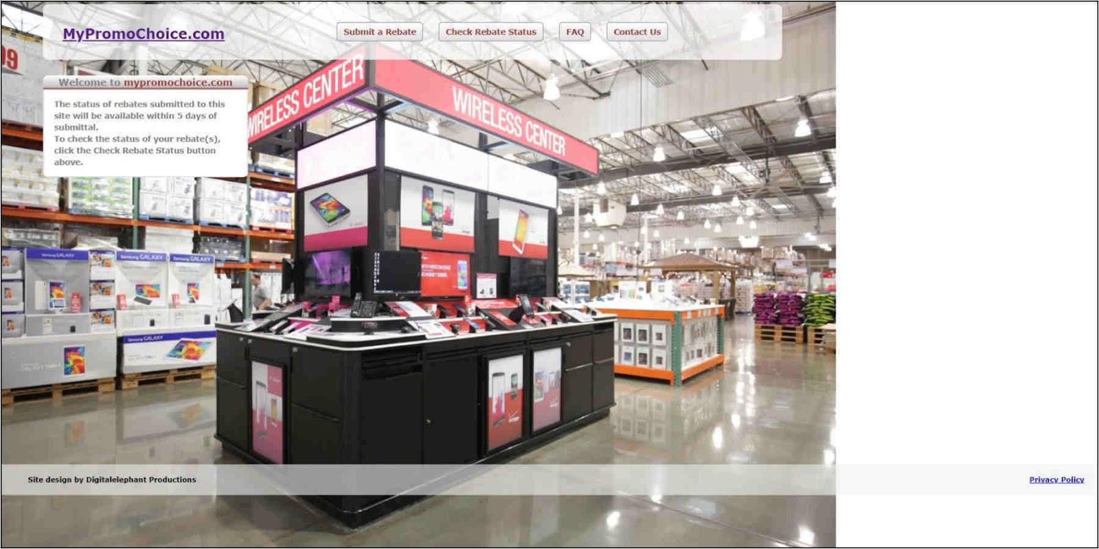 MyPromoChoice Submit A Rebate Check Status Check My Rebate Status Menards