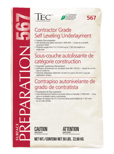 TEC Contractor Grade Self Leveling Underlayment TA 567 50 Lbs At Menards Rebate 567