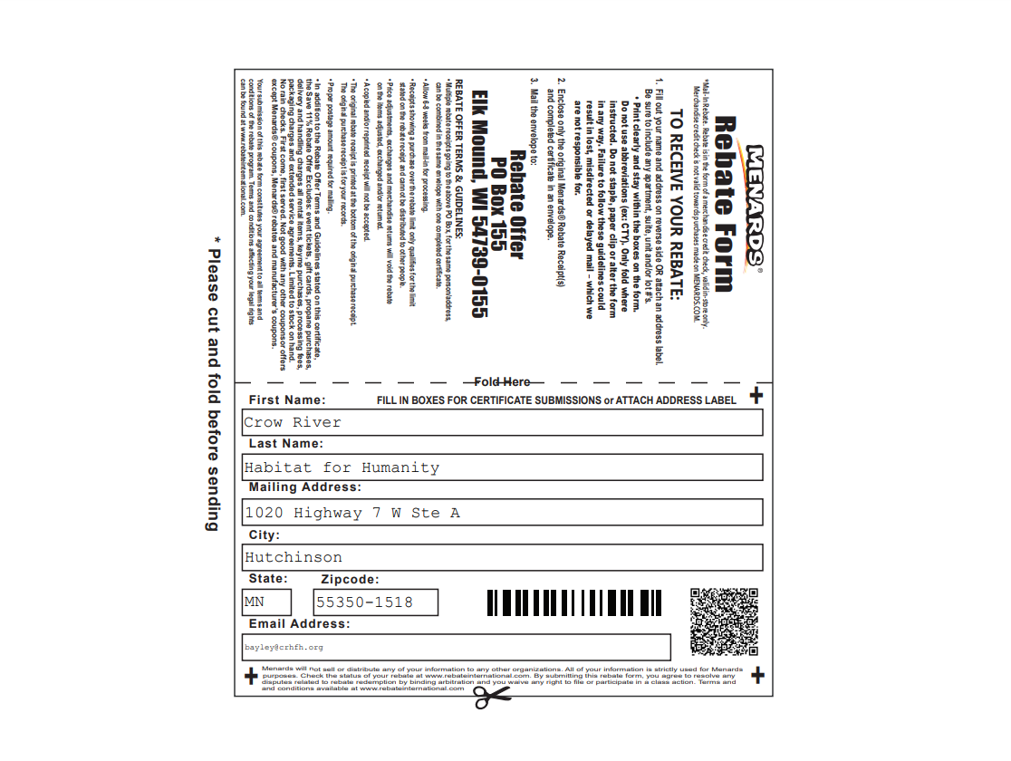 Can I Print A Menards Rebate Form Printable Rebate Form Can I Buy Menards Rebate Items With Rebate Check
