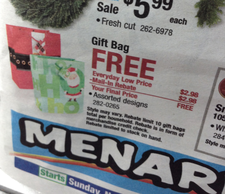 Can Menards Rebates Be Mailed Together