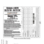 Menards Rebate 4878