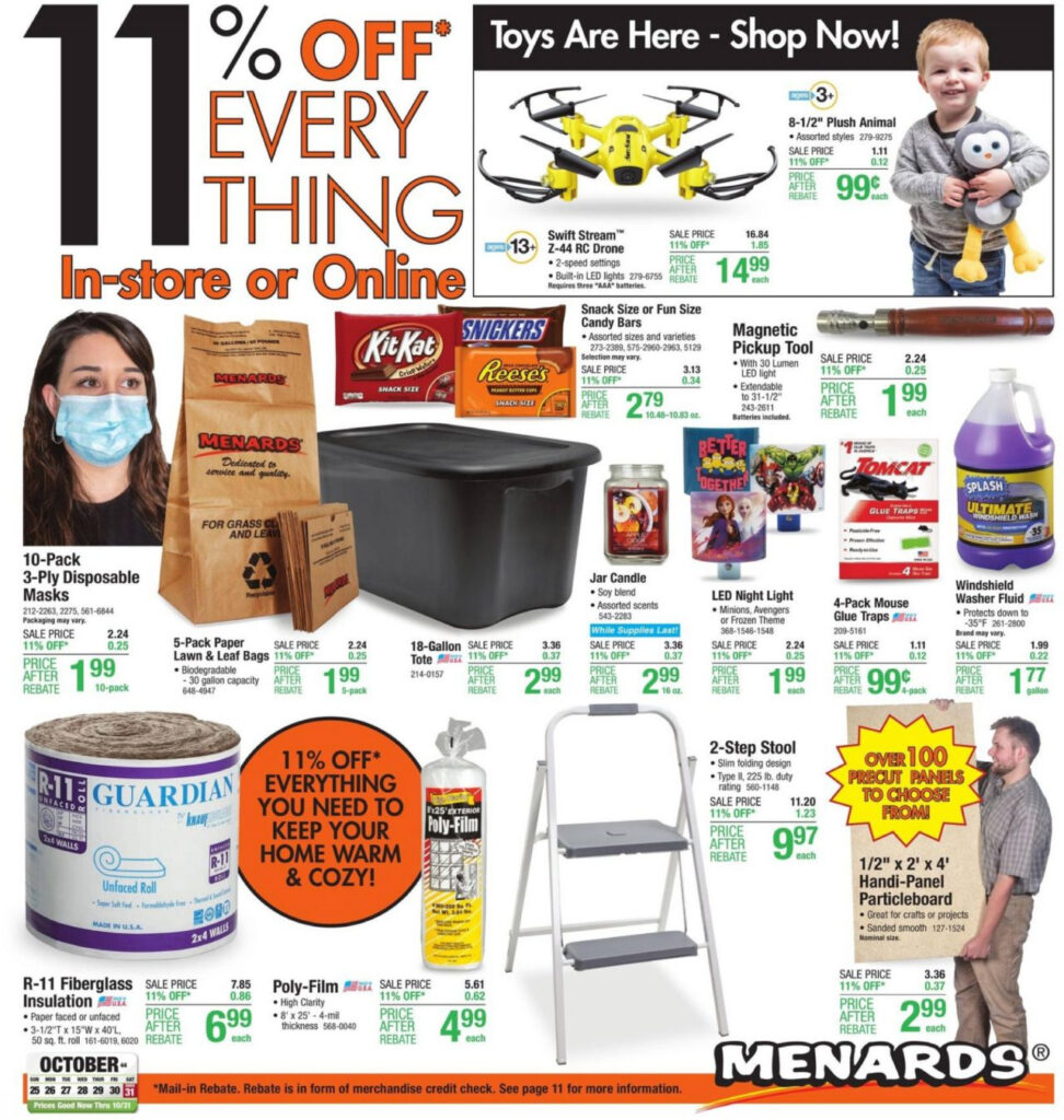 Menards Rebate Week