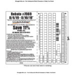 Menards 11 Off Everything Rebate