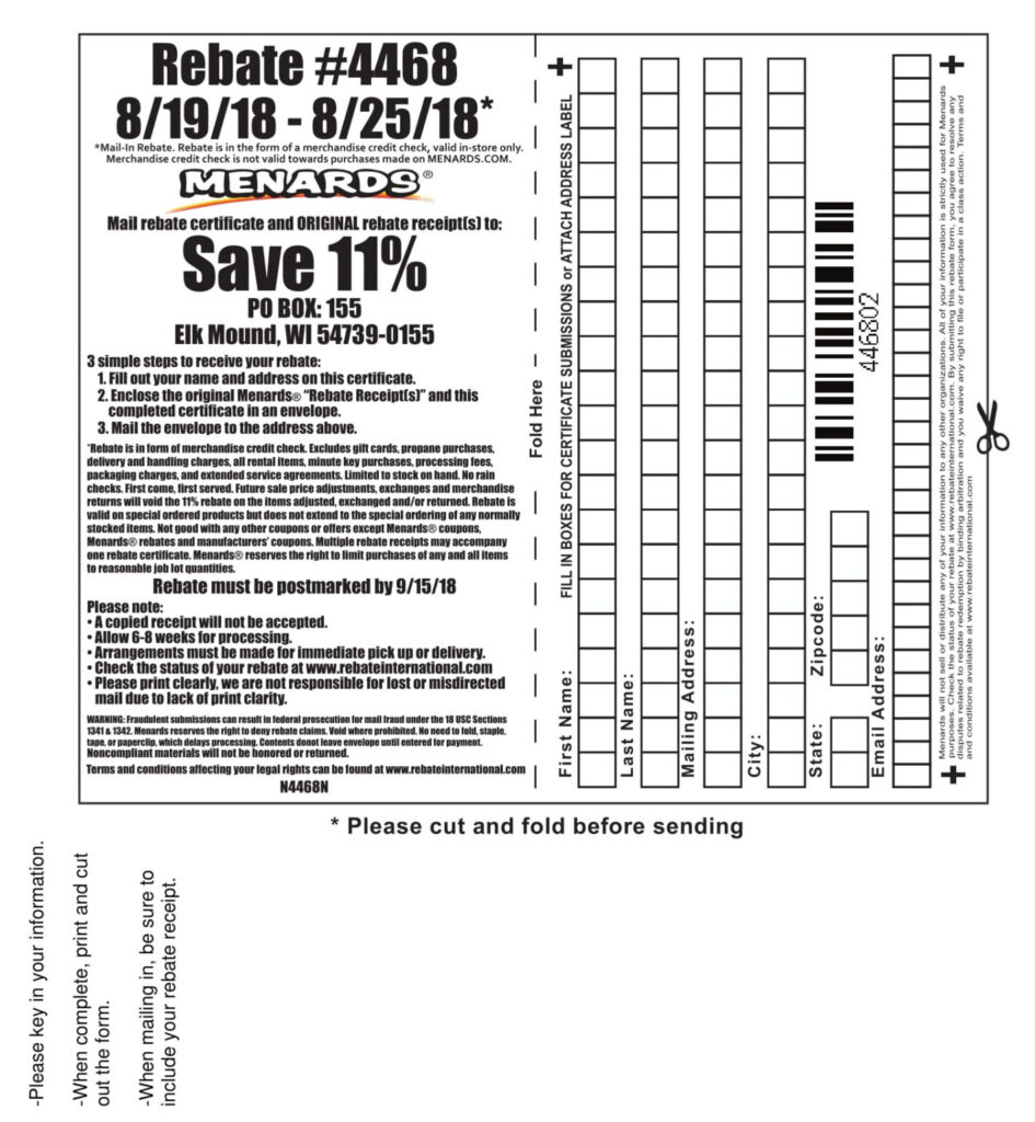 Menards Cpm Rebates