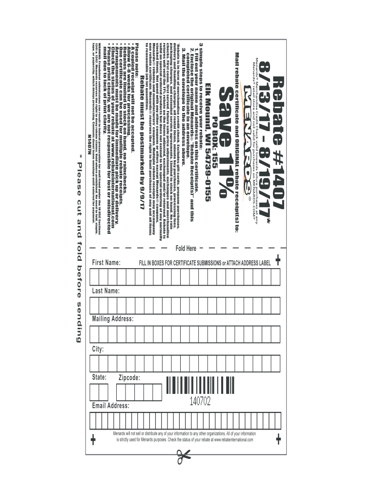 Rebates International Menards Phone Number